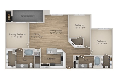 Messina Floor Plan at Riachi at One21, Plano